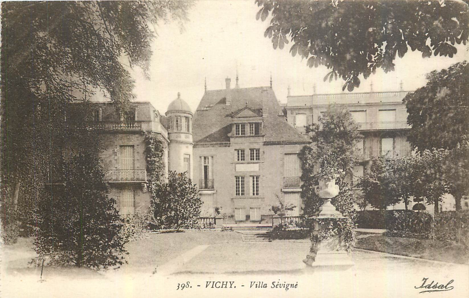 CPA Vichy Villa Sevigne 