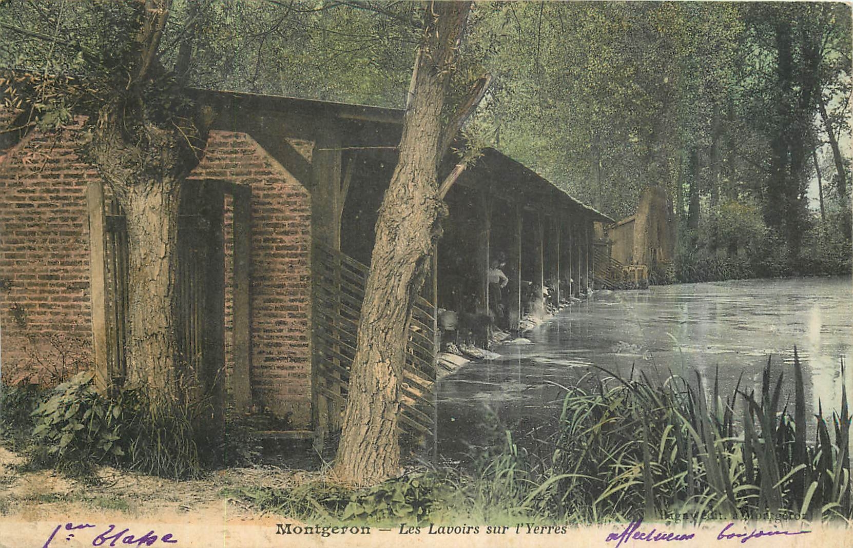 CPA Montgeron Les Lavoirs sur l'Yerres 