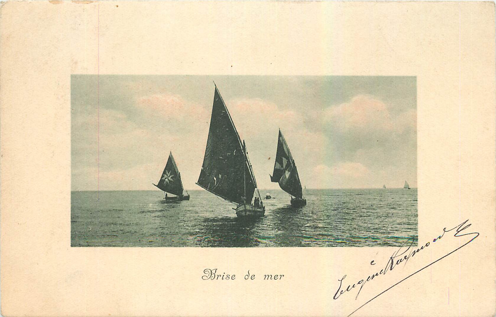 CPA Brise de mer Bateaux