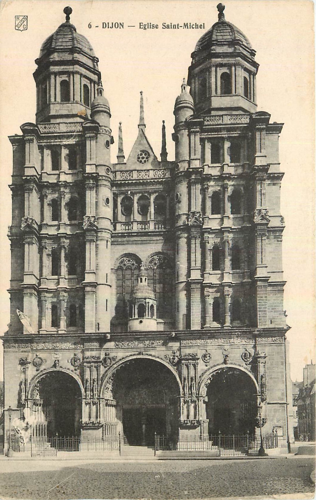 CPA Dijon Eglise Saint Michel 