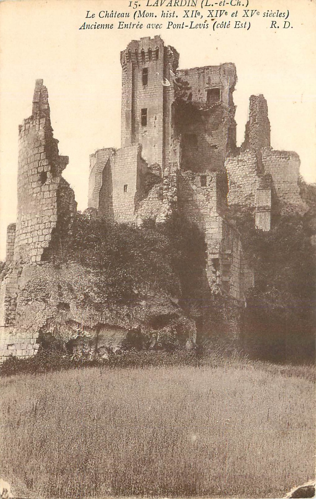 CPA Lavardin L et Ch Le Chateau 