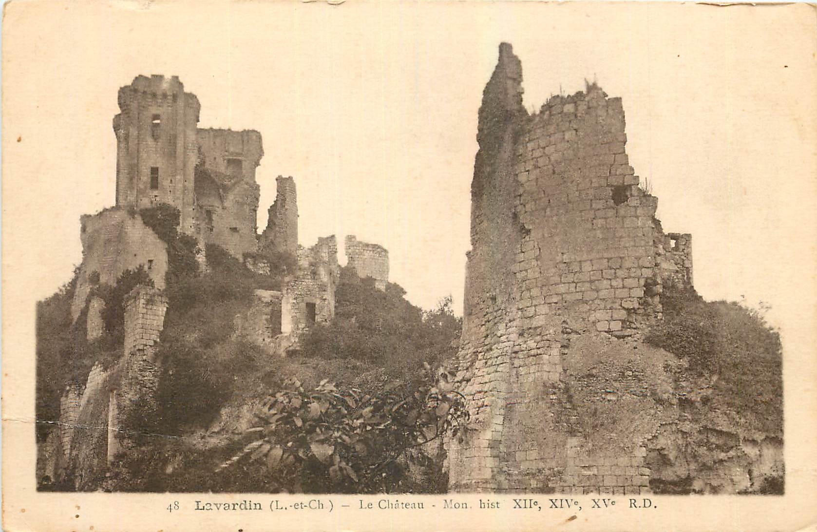 CPA Lavardin L et Ch Le Chateau 