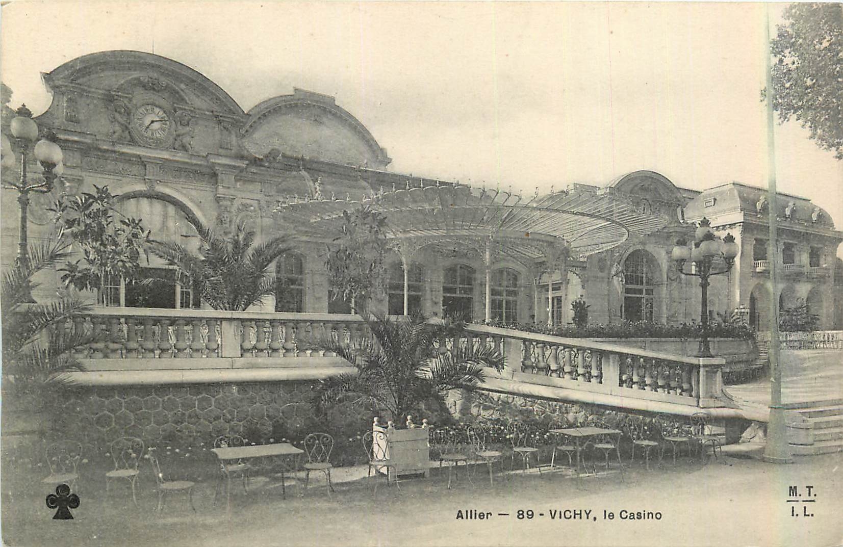 CPA Allier Vichy le Casino 