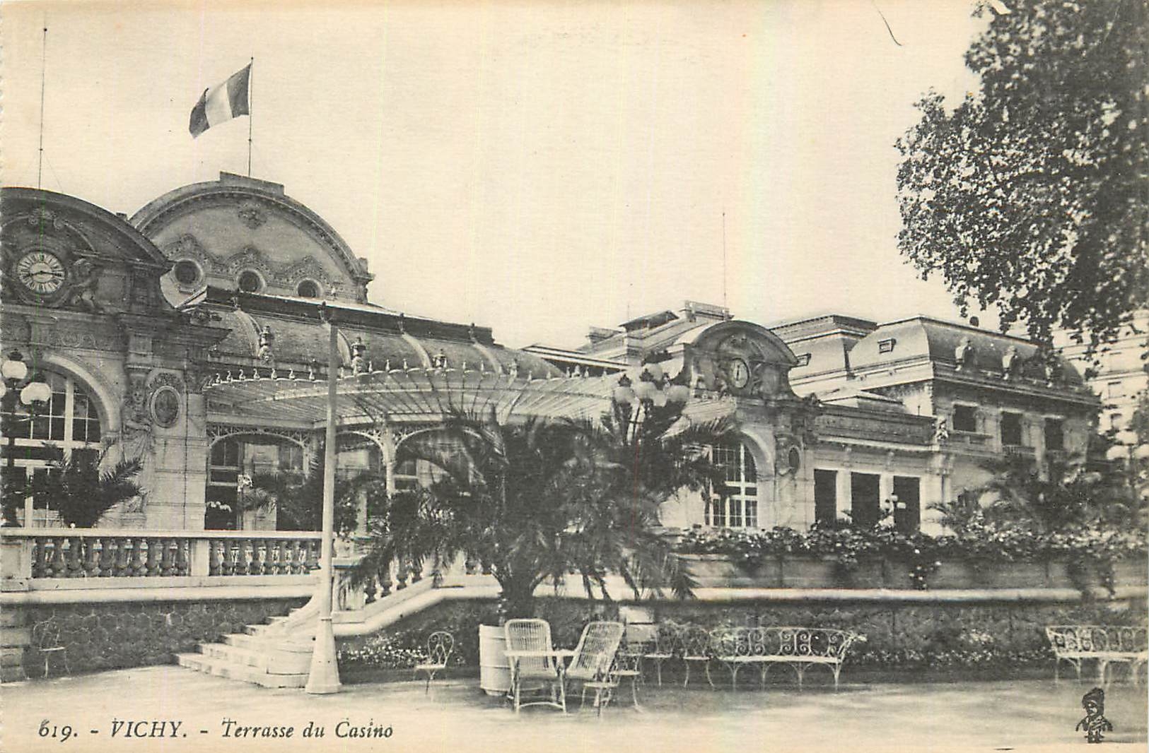 CPA Vichy Terrasse du Casino 