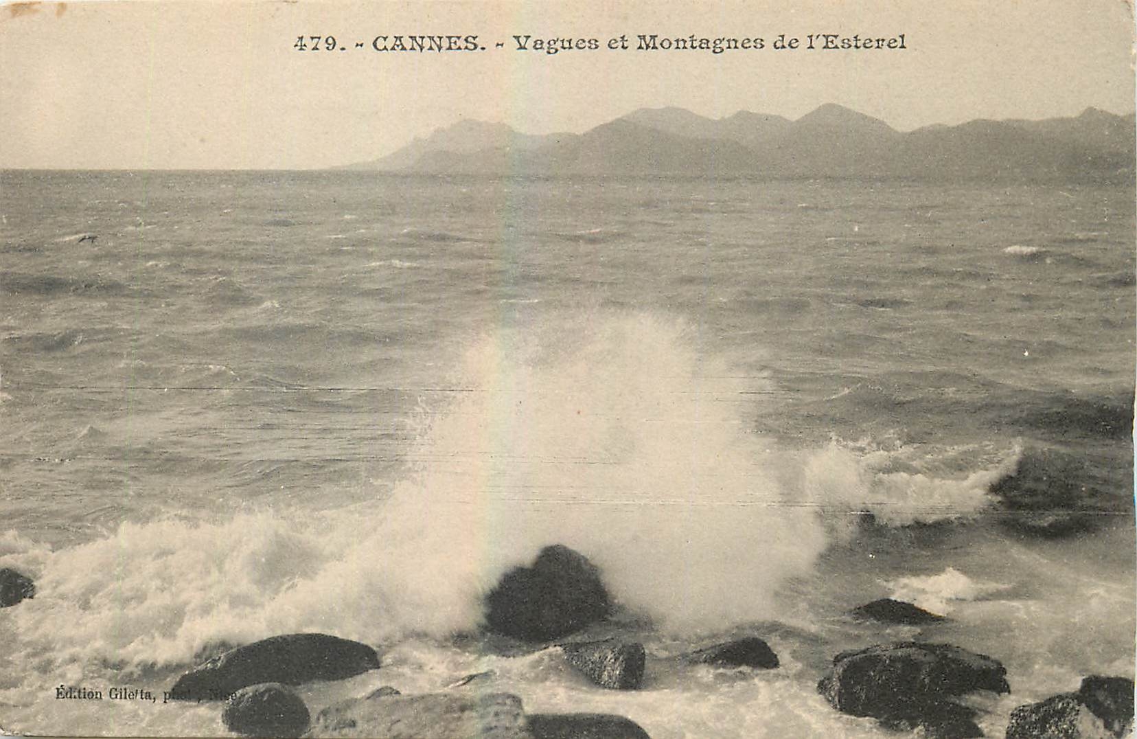 CPA Cannes Vagues et Montagnes de l'Esterel 