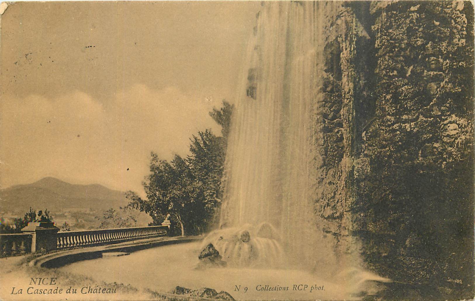 CPA Nice la Cascade du Chateau 