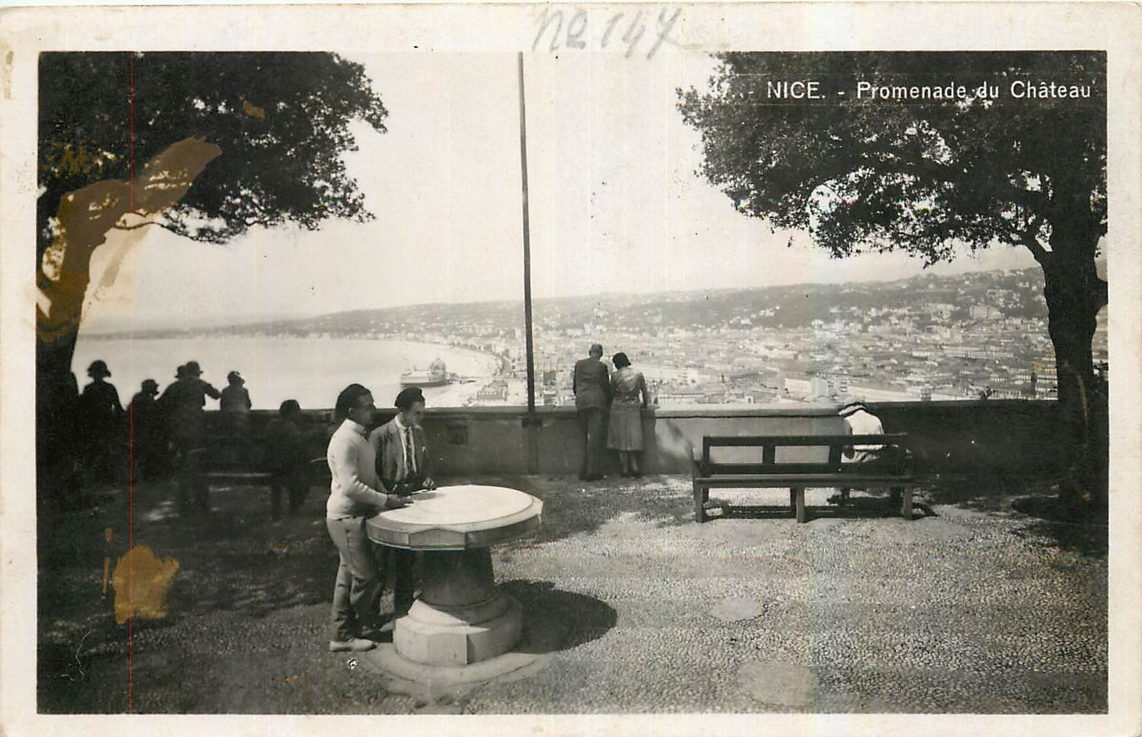 CPA Nice Promenade du Chateau 