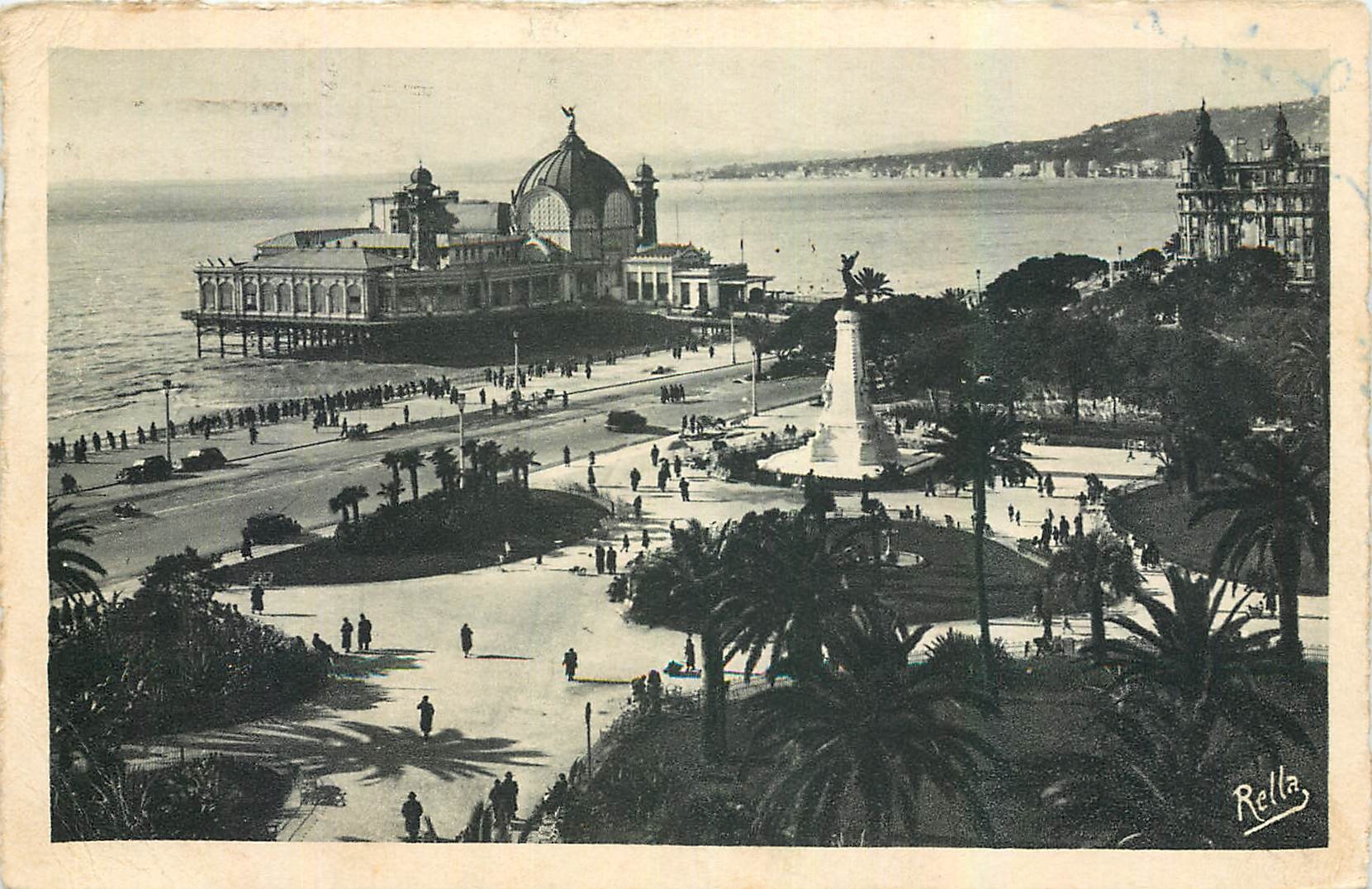 CPA Nice Les Jardins Albert 1er et le Casino de la Jetee 