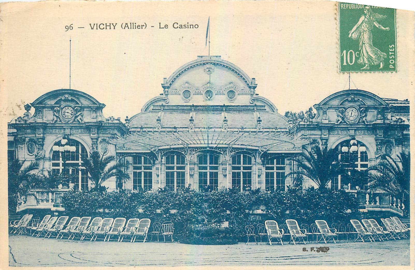 CPA Vichy Allier Le Casino 