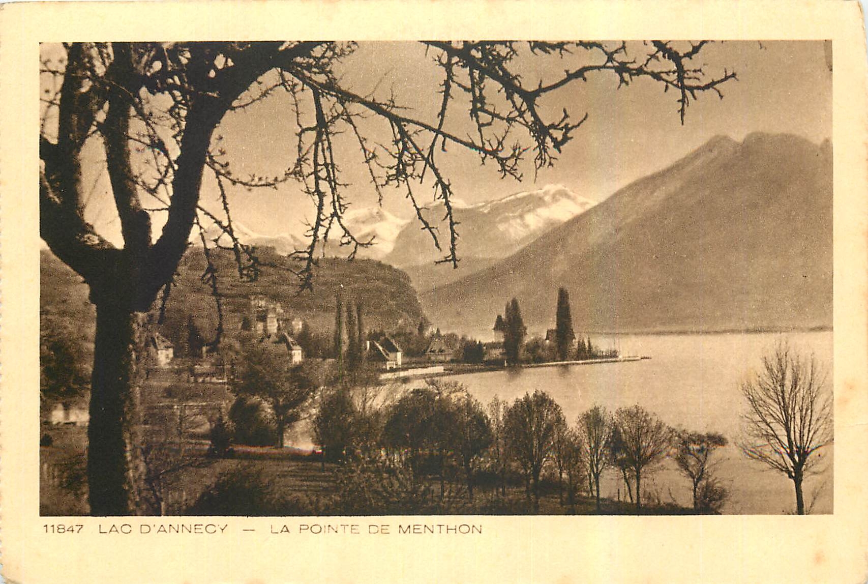 CPA Lac d'Annecy La Pointe de Menthon 