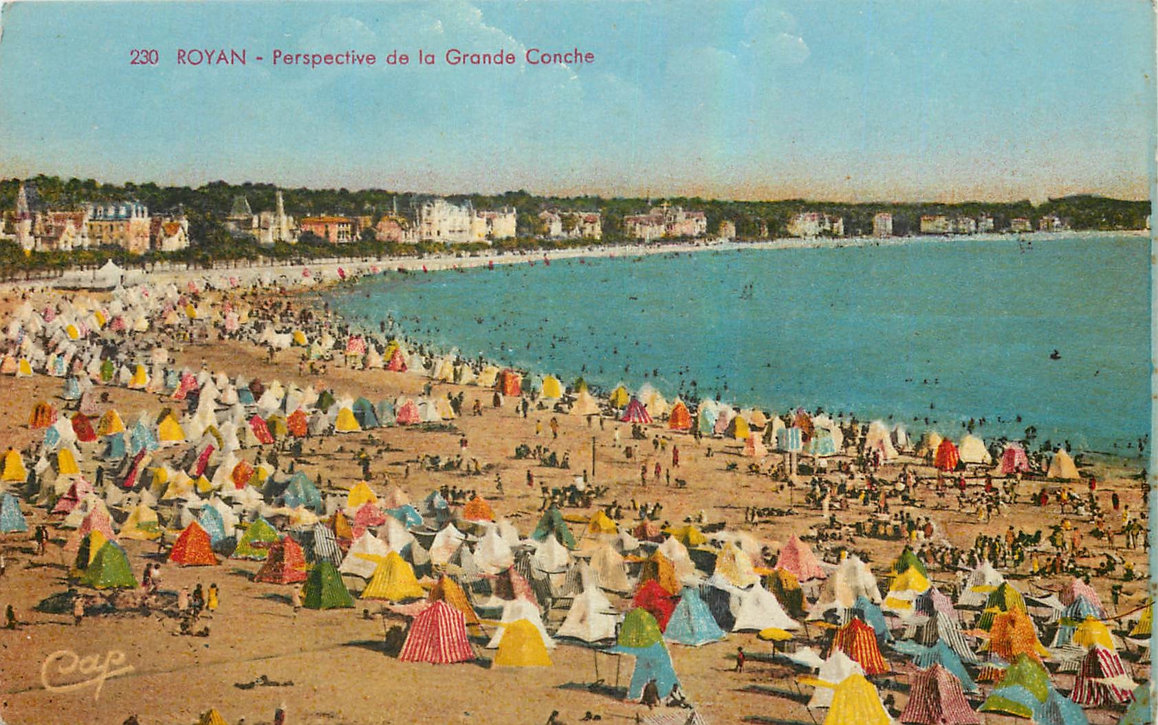 CPA Royan Perspective de la Grande Conche 