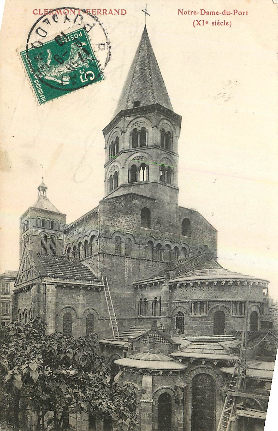 CPA Clermont Ferrand Notre Dame du Port 