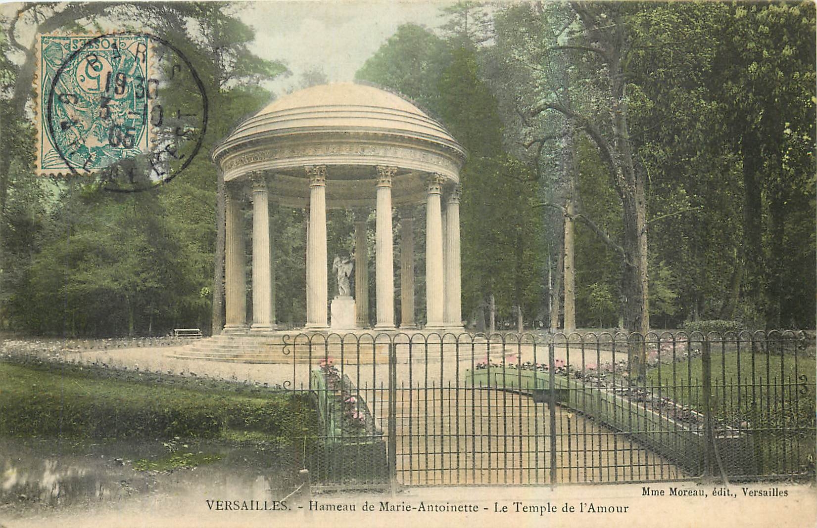 CPA Versailles Hameau de Marie Antoinette Le Temple de l'Amour