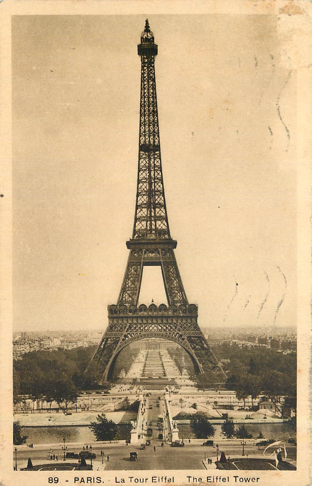 CPA Paris La Tour Eiffel 