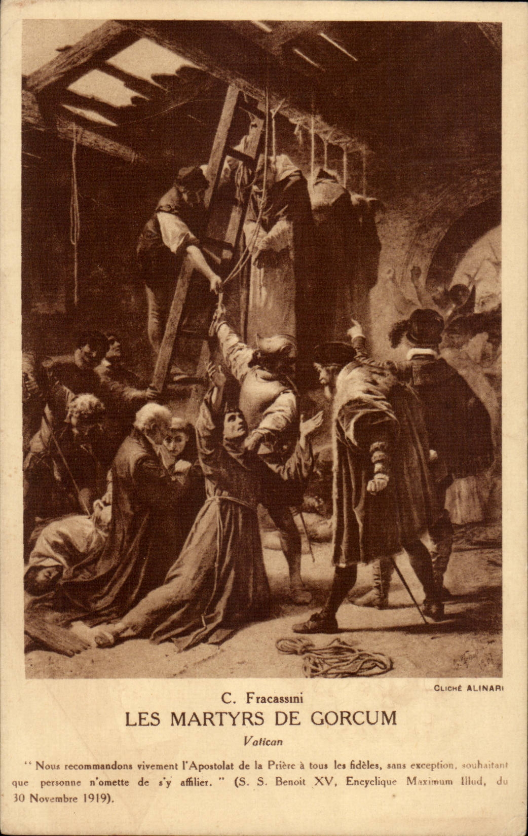 CPA martyrs of Gorcum Fracassini the Vatican