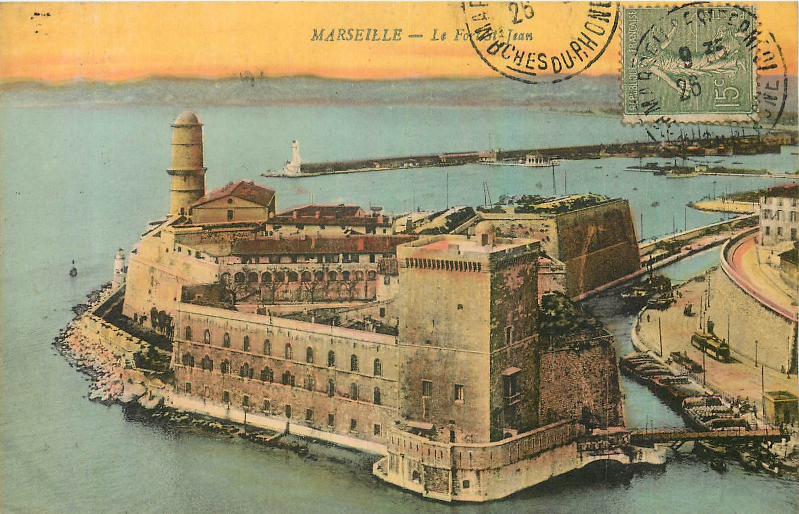 CPA Marseille Le Fort St Jean 