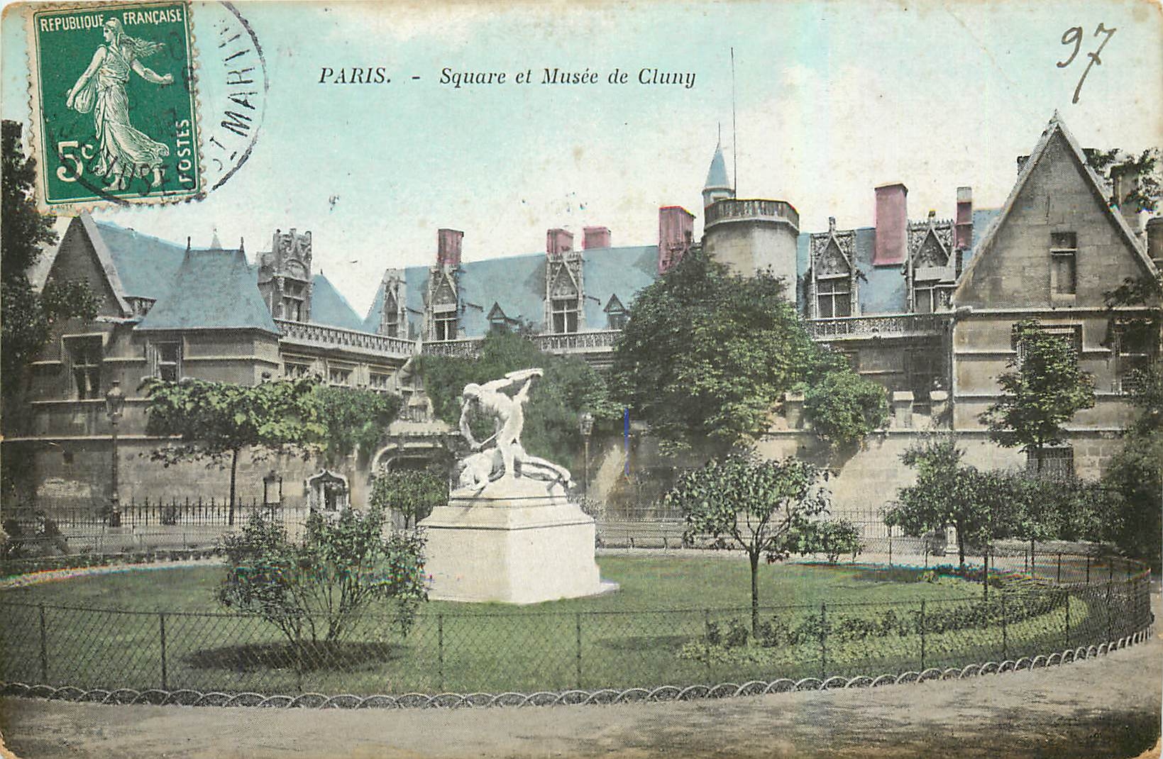CPA Paris Square et Musee de Cluny 