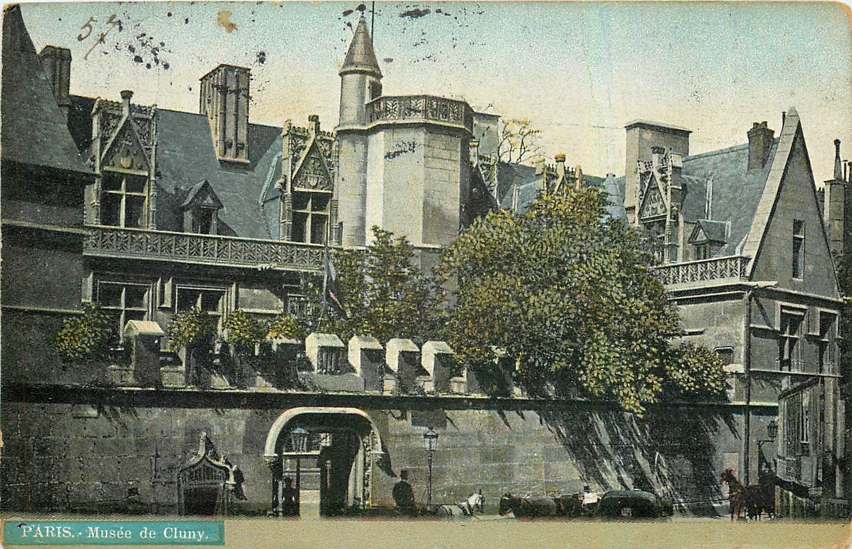 CPA Paris Musee de Cluny 