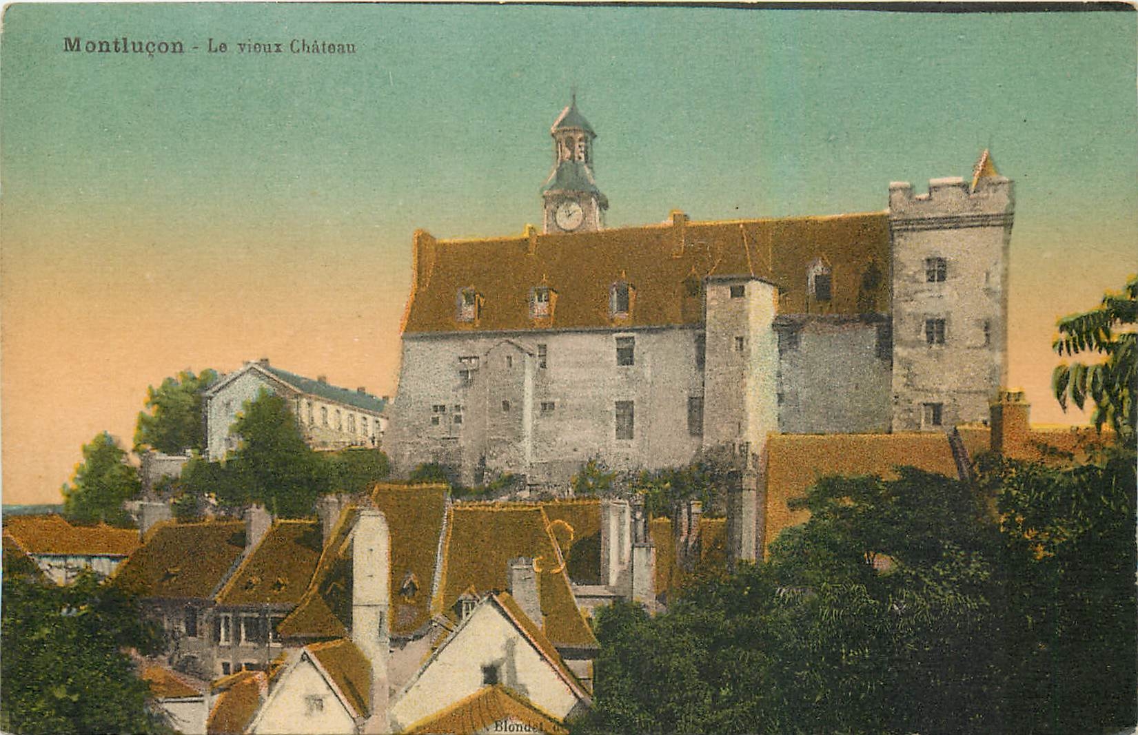 CPA Montlucon Le Vieux Chateau 