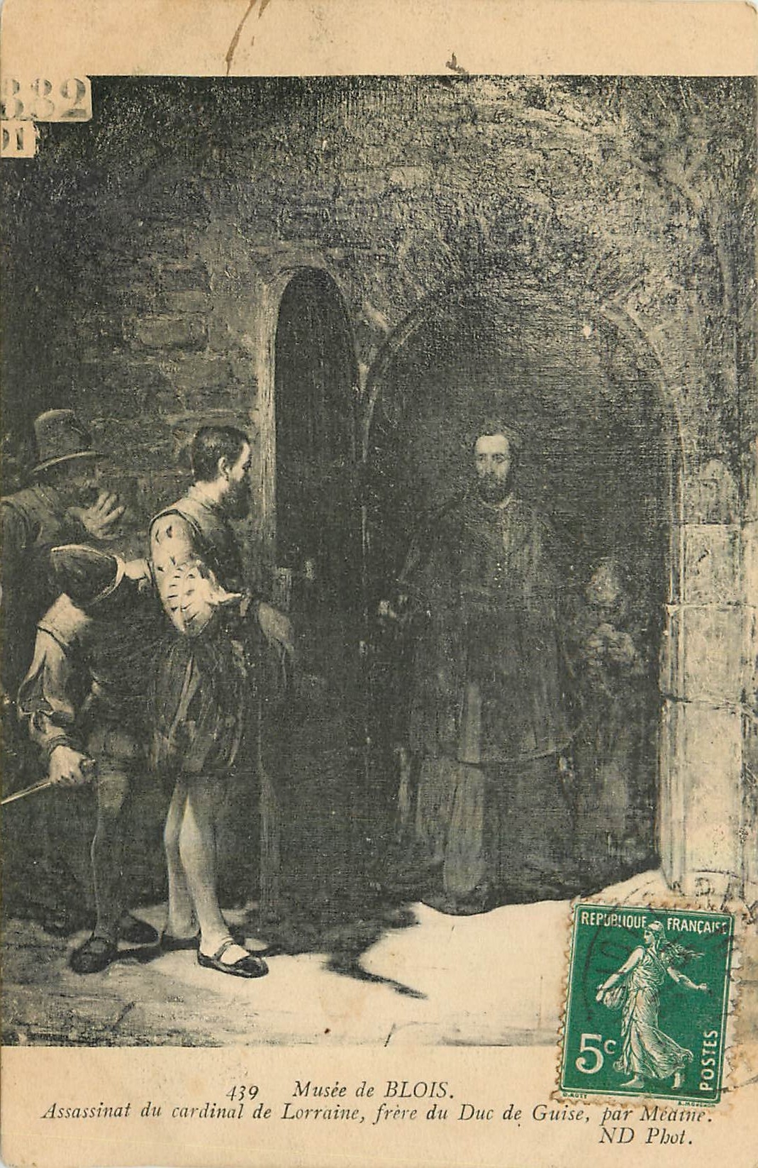 CPA Musee de Blois Assassinat du cardinal de Lorraine frere du Duc de Guise