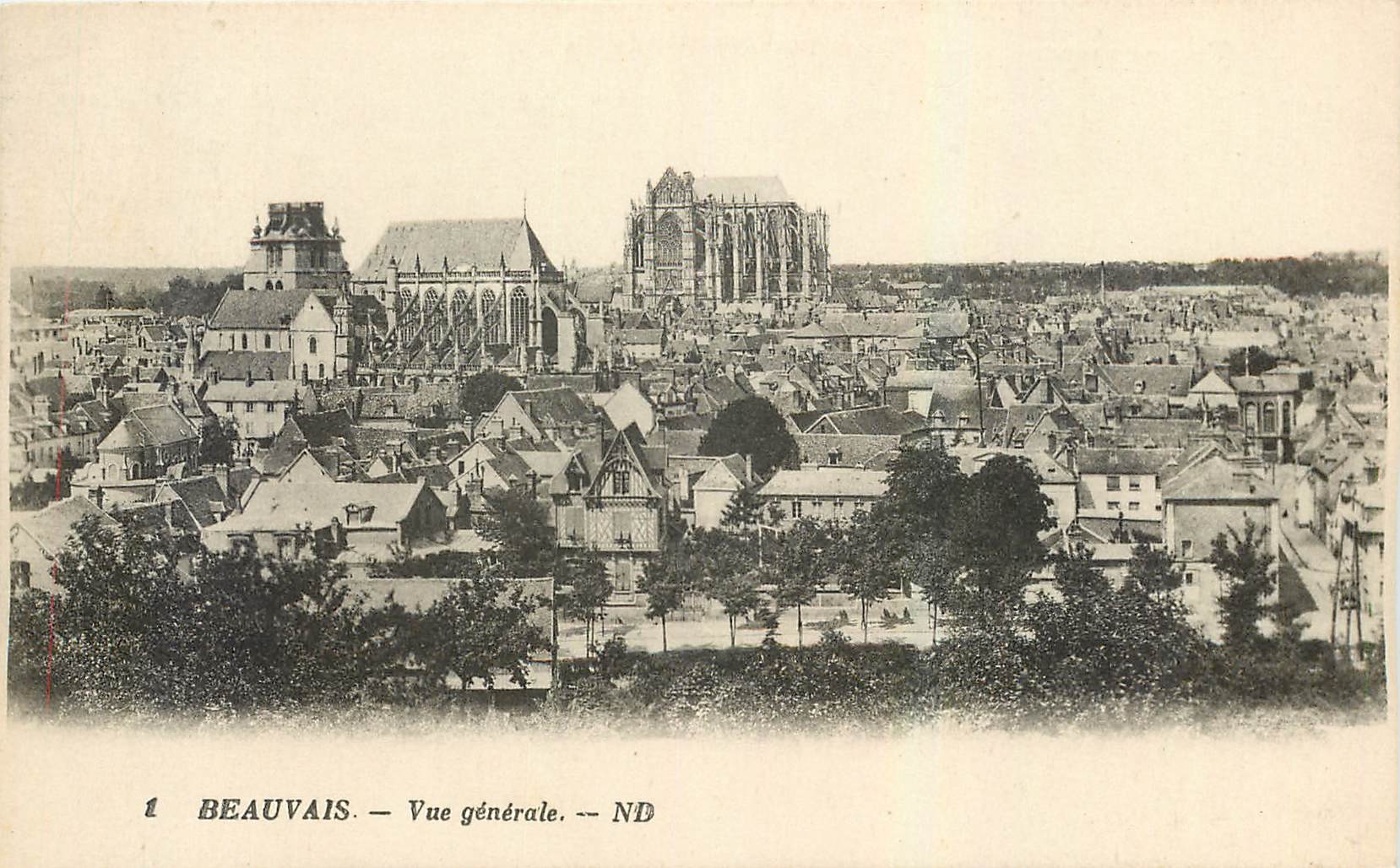 CPA Beauvais Vue generale 