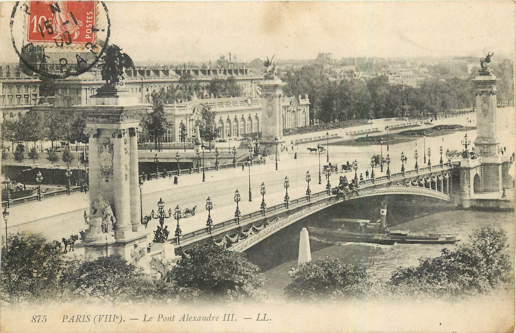 CPA Paris Le Pont Alexandre III 