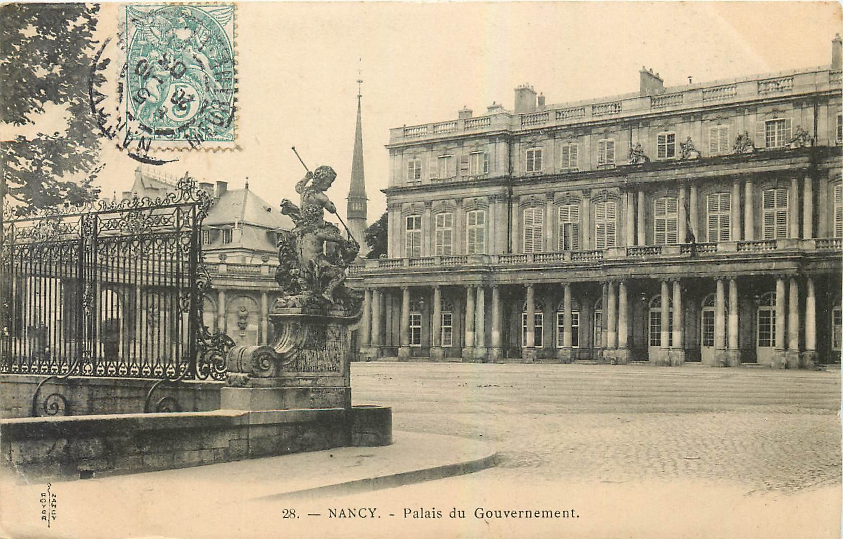 CPA Nancy Palais du Gouvernement 