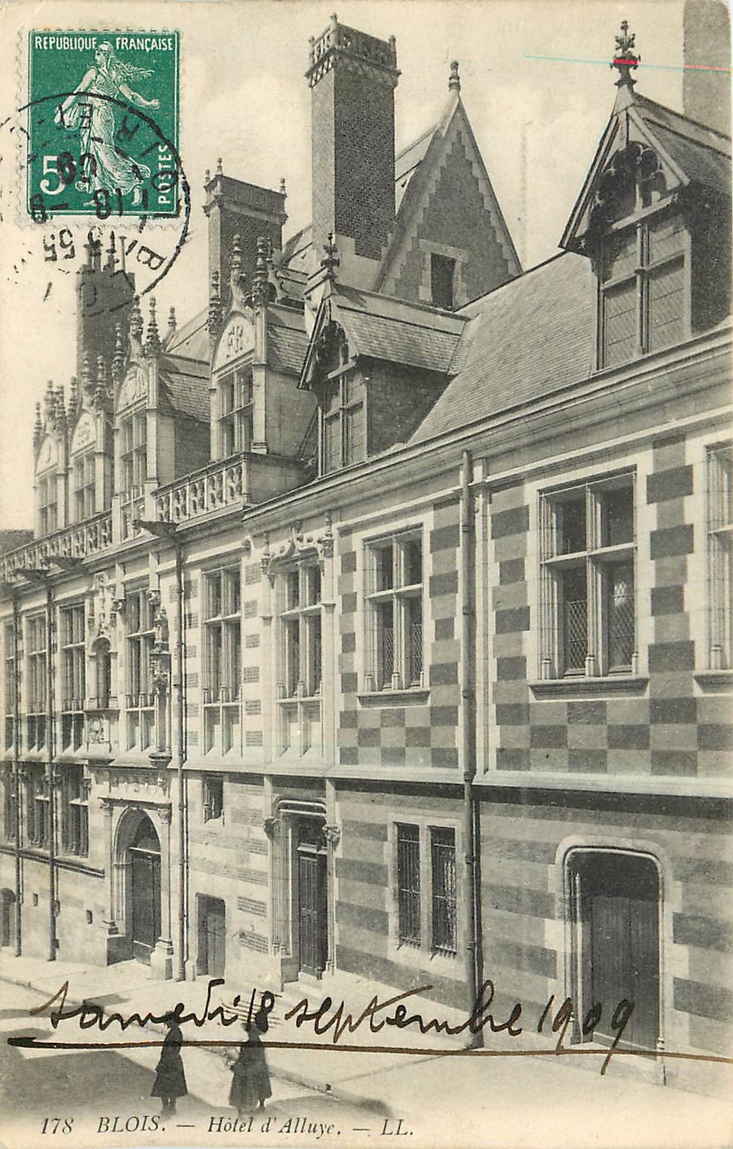 CPA Blois Hotel d'Alluye 