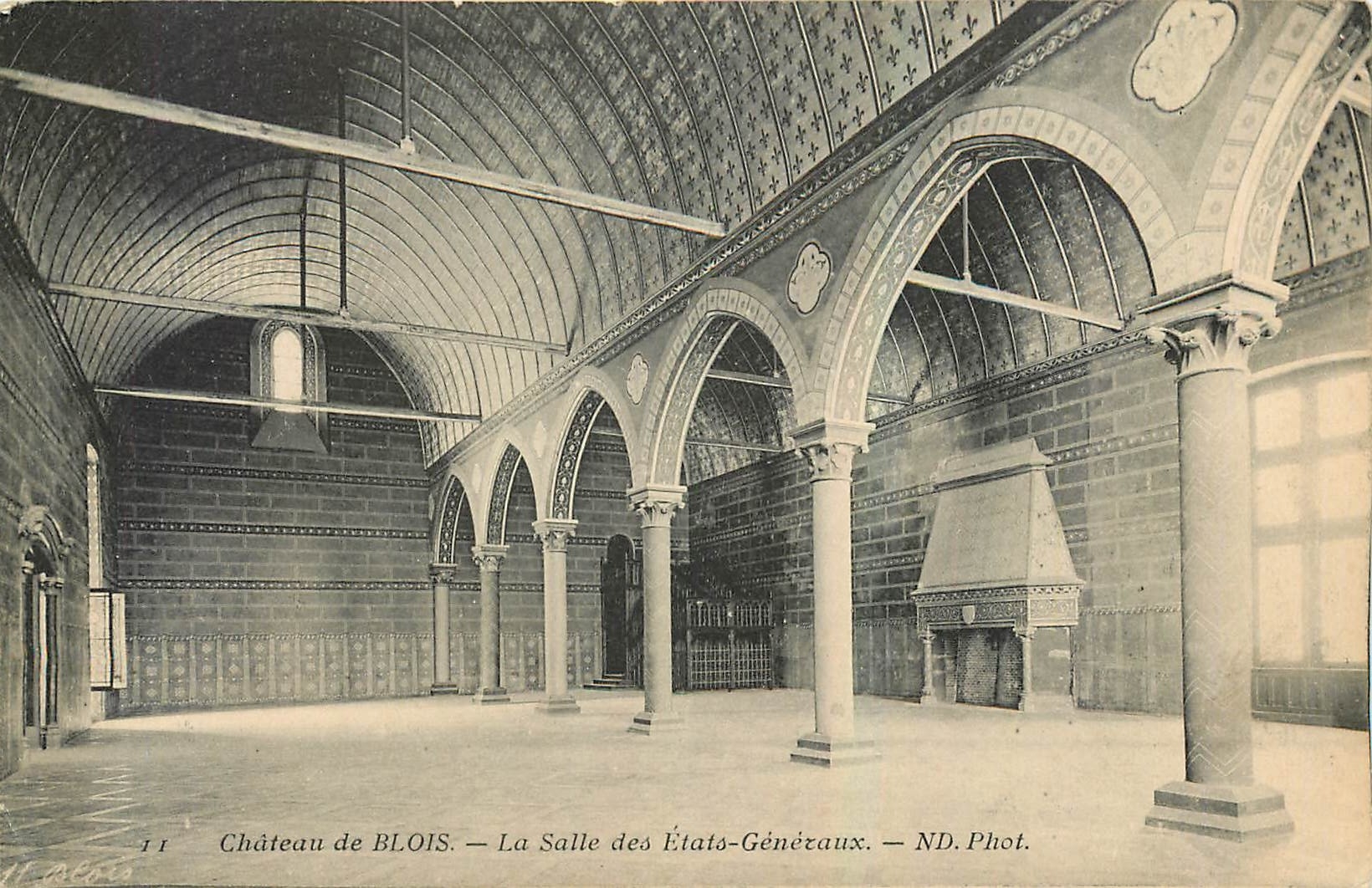 CPA Chateau de Blois la Salle des Etats Generaux