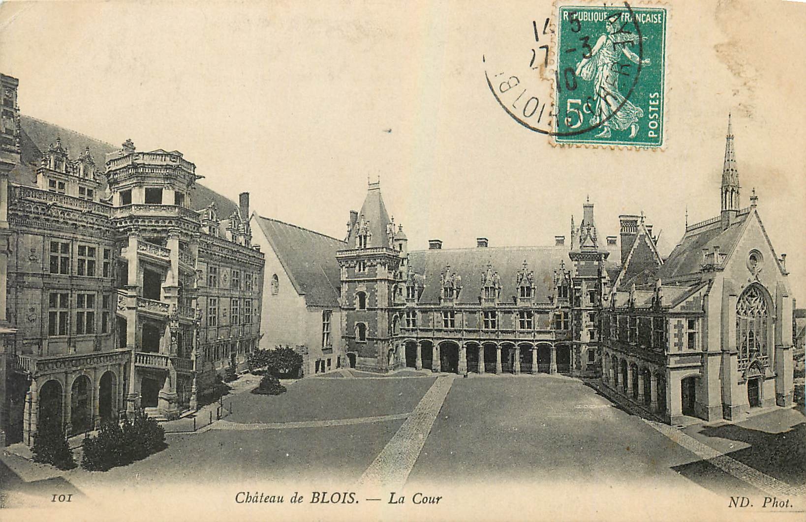CPA Chateau de Blois la Cour 