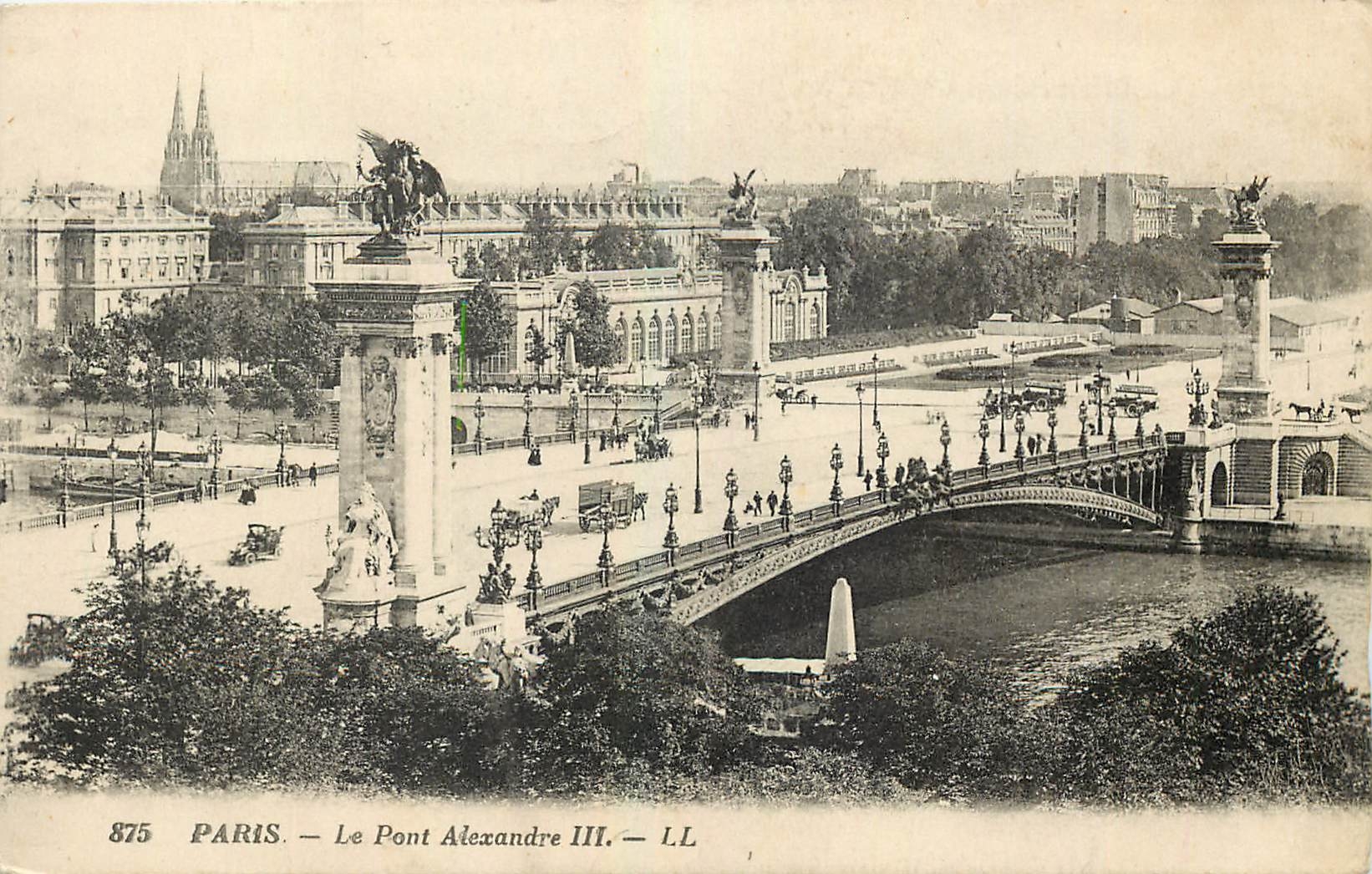 CPA Paris Le Pont Alexandre III 