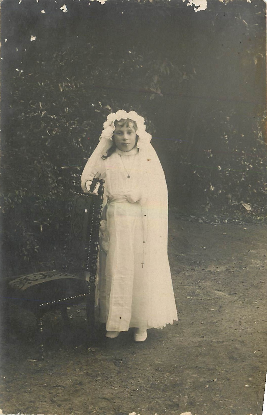 CARTE PHOTO Enfant Communiante