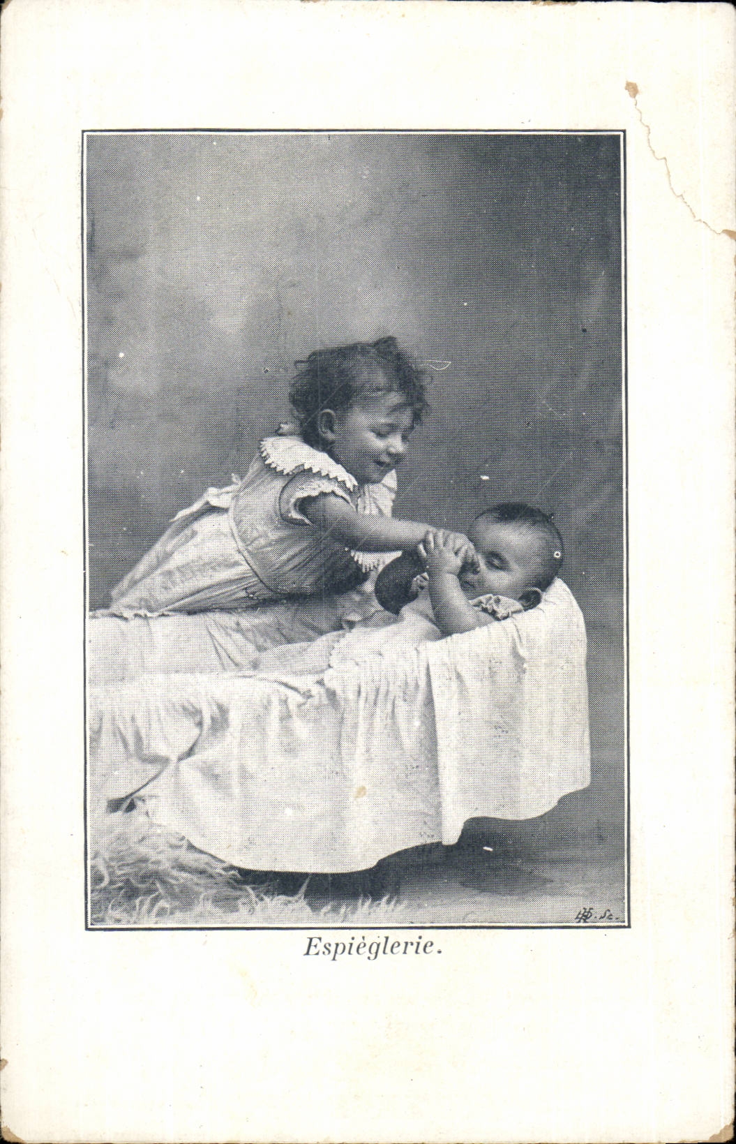 CPA Fantasy Espieglerie children