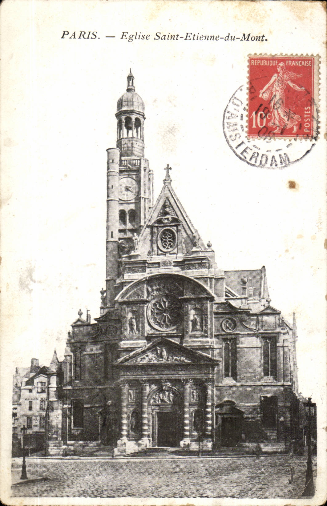 Paris CPA Eglise Saint Etienne du Mont