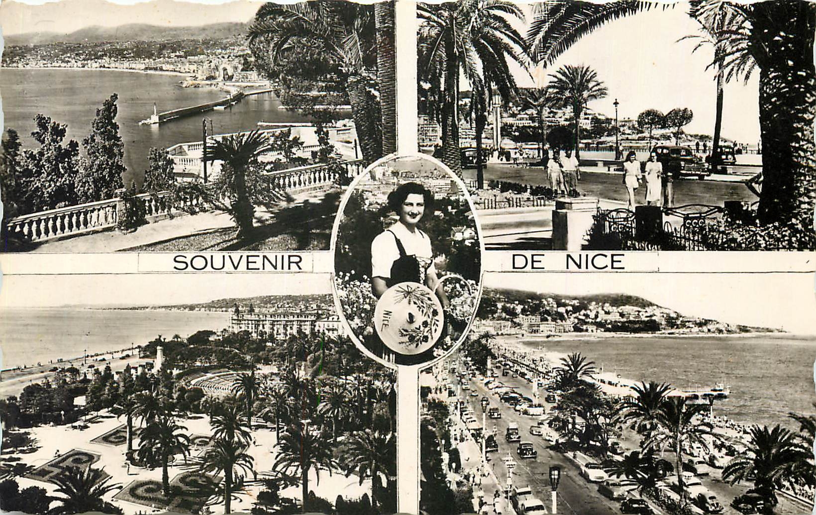 CPA La Cote d'Azur Souvenir de Nice 