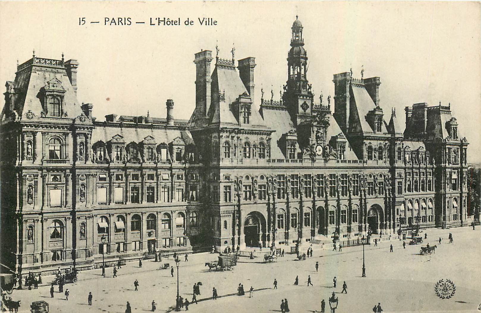 CPA Paris l'Hotel de Ville