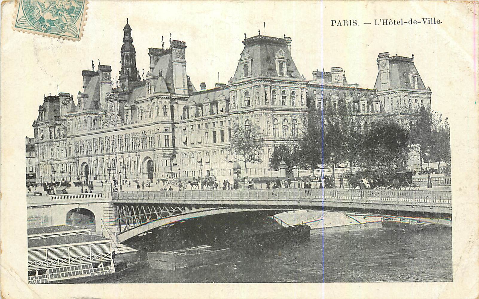 CPA Paris l'Hotel de Ville 