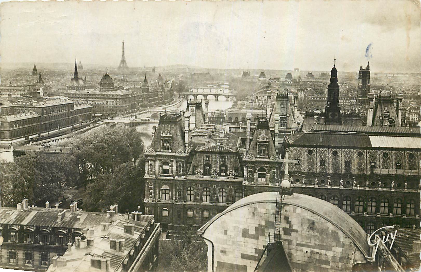 CPA Paris et ses Merveilles Perspective des sept ports