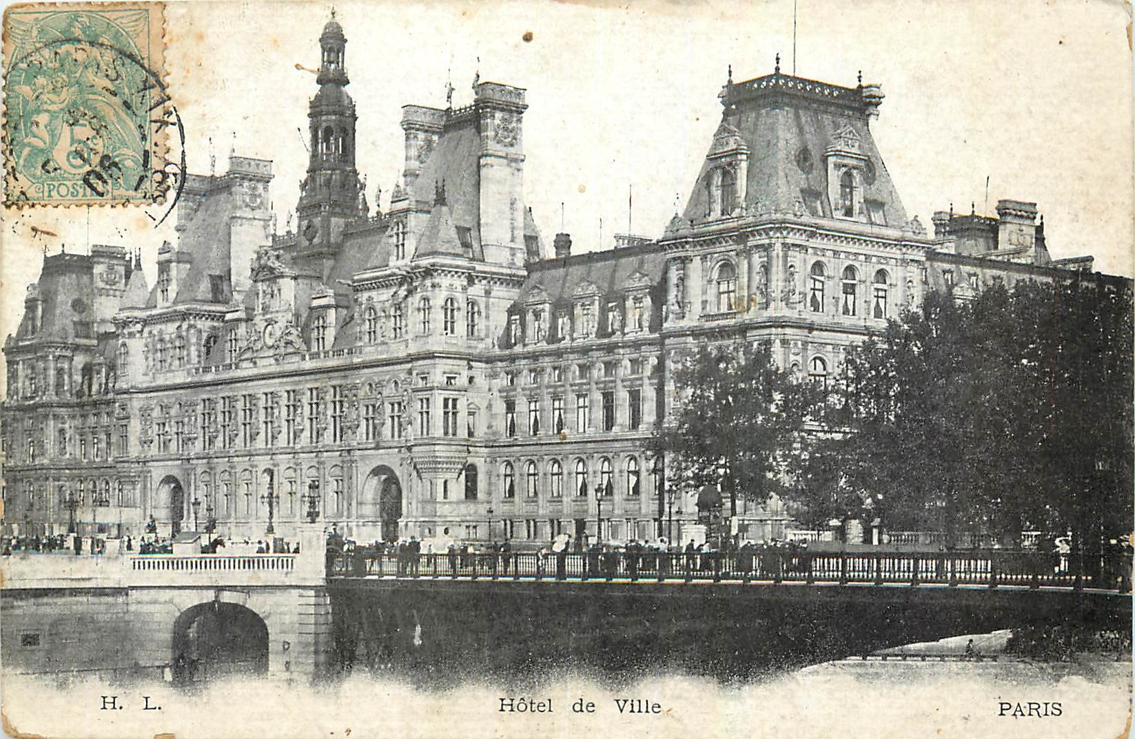 CPA Paris Hotel de Ville