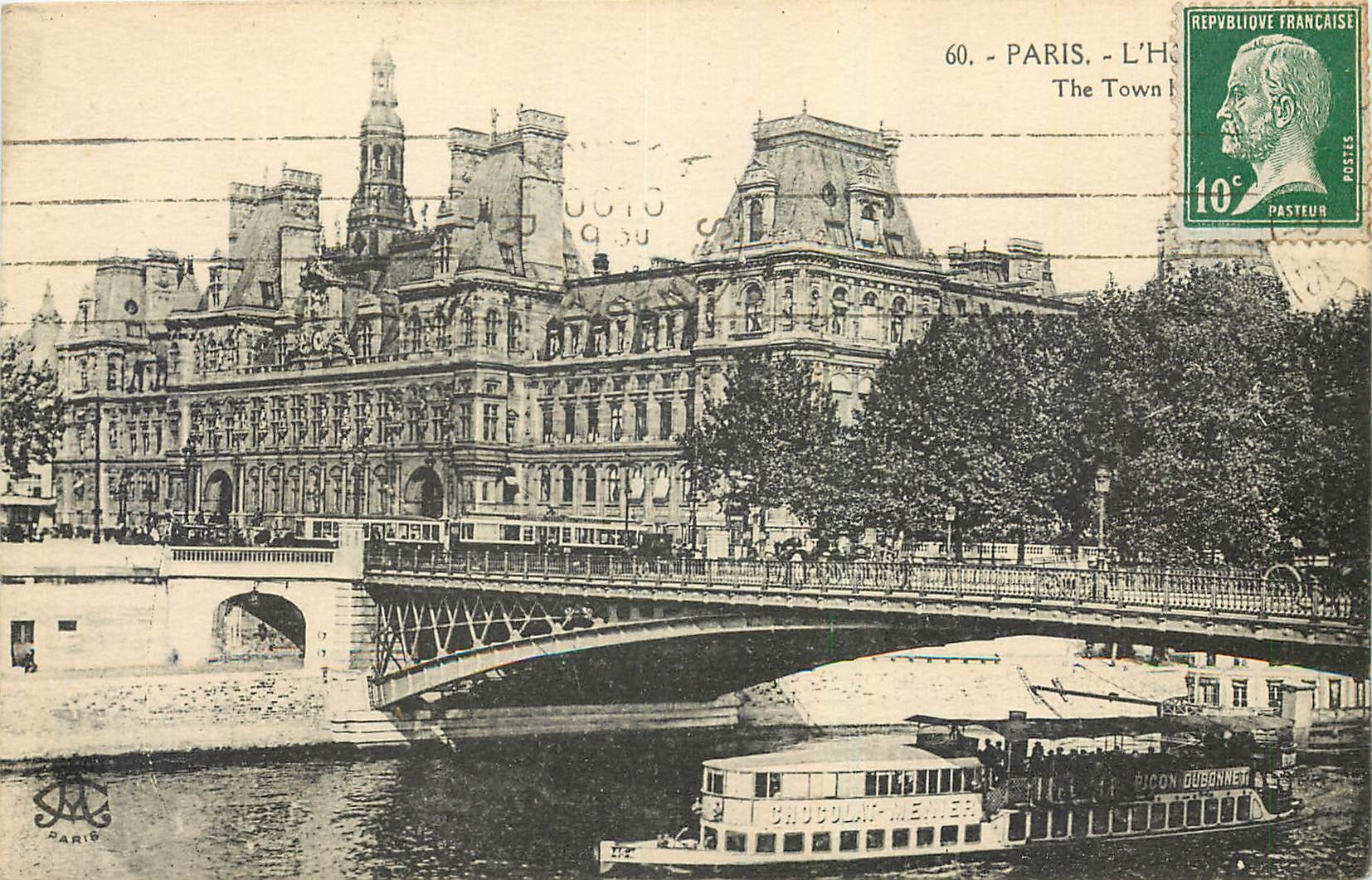 CPA Paris l'Hotel de ville
