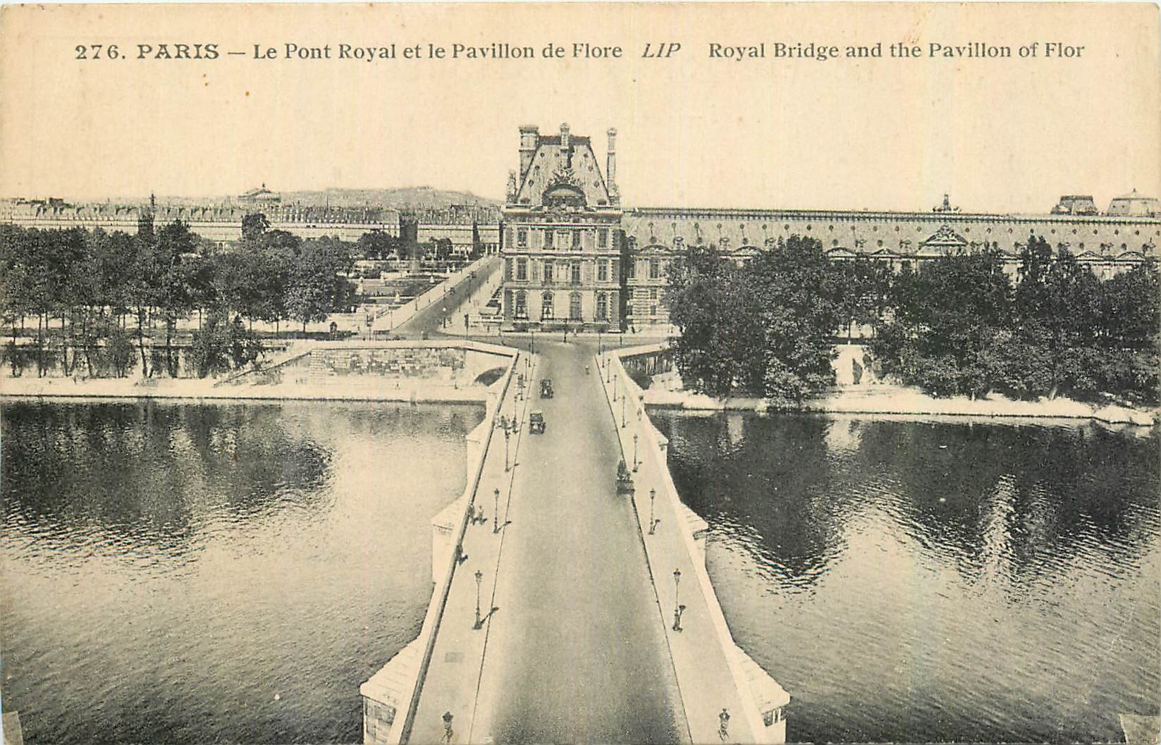 CPA Paris Le Pont Royal et le Pavillon de Flore 