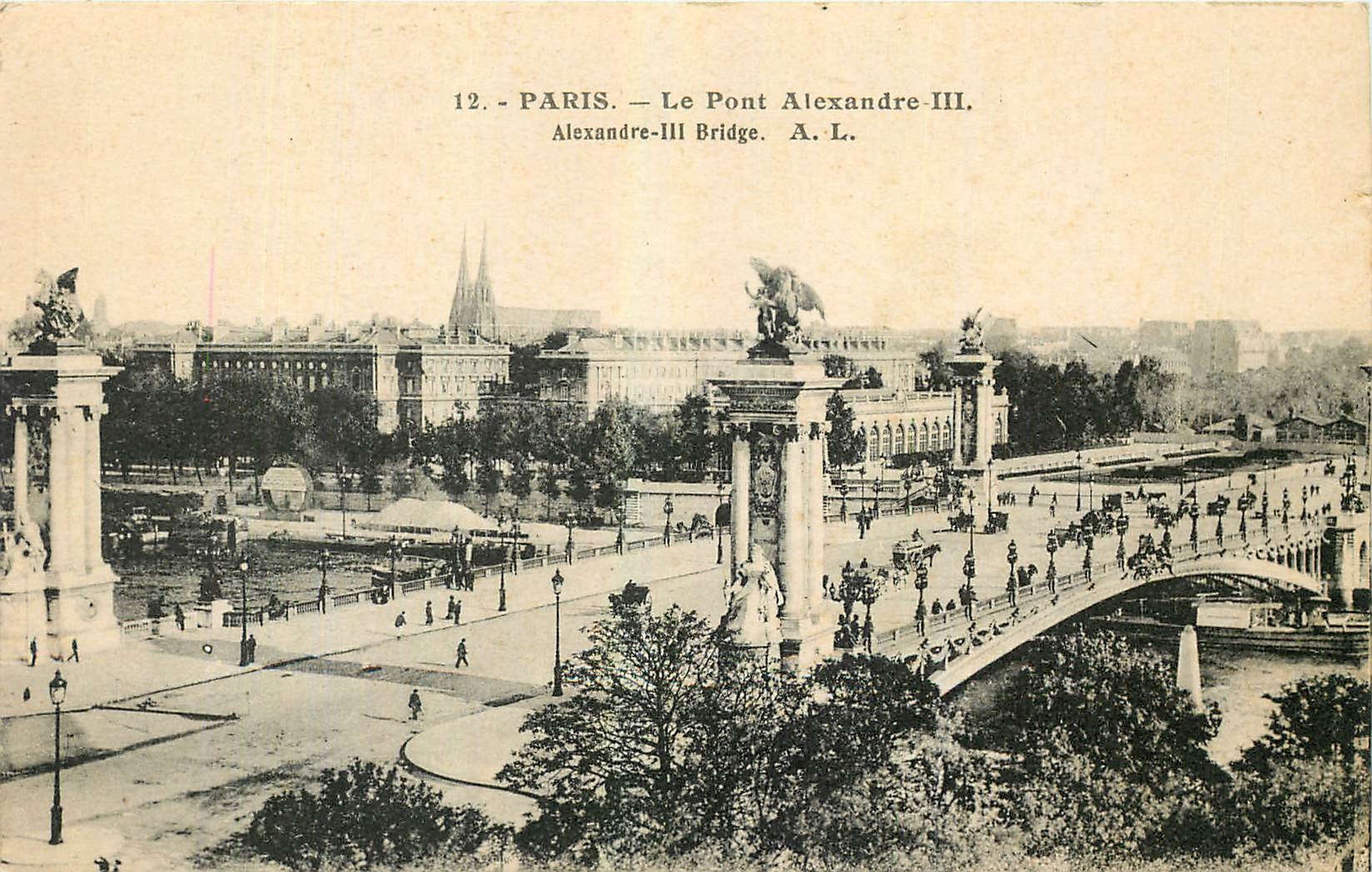 CPA Paris Le Pont Alexandre III 