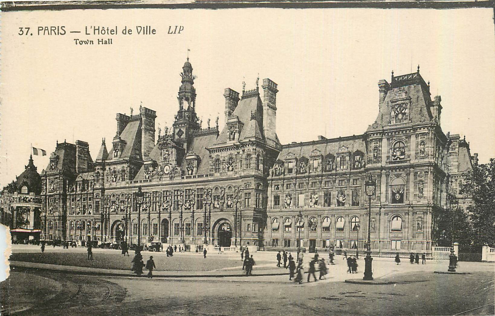 CPA Paris L'Hotel de Ville