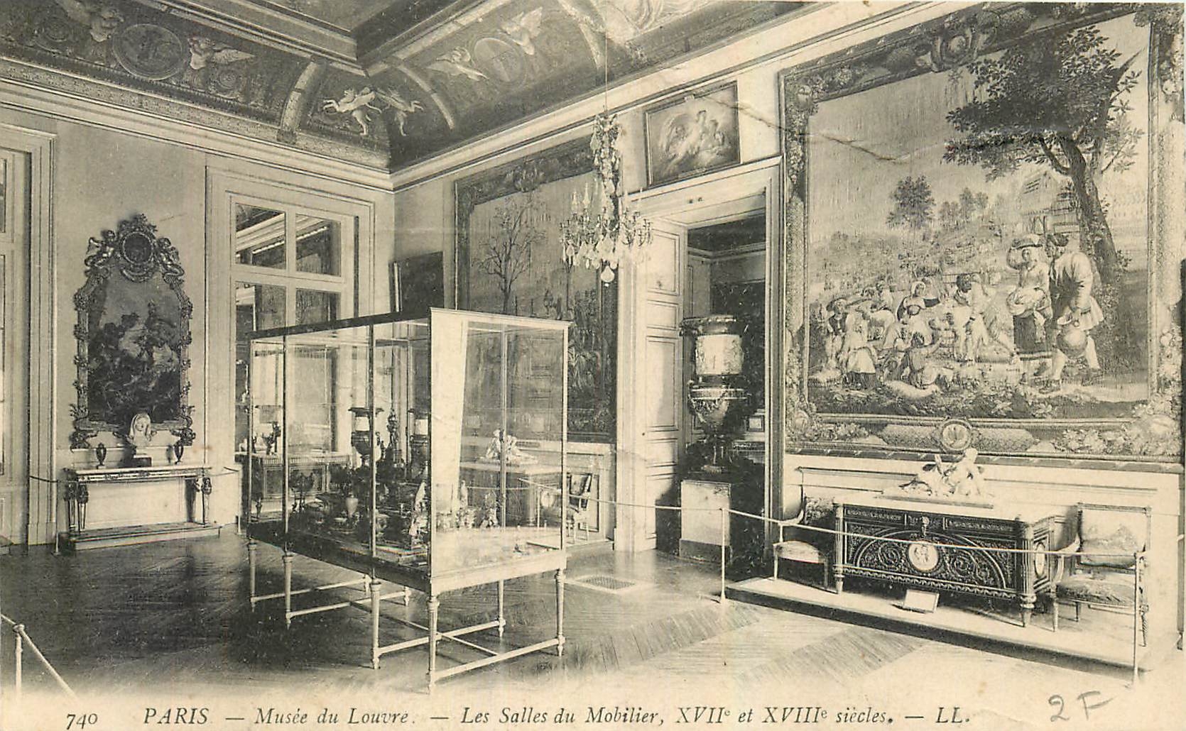 CPA Paris Musee du Louvre Les Salles du Mobilier 