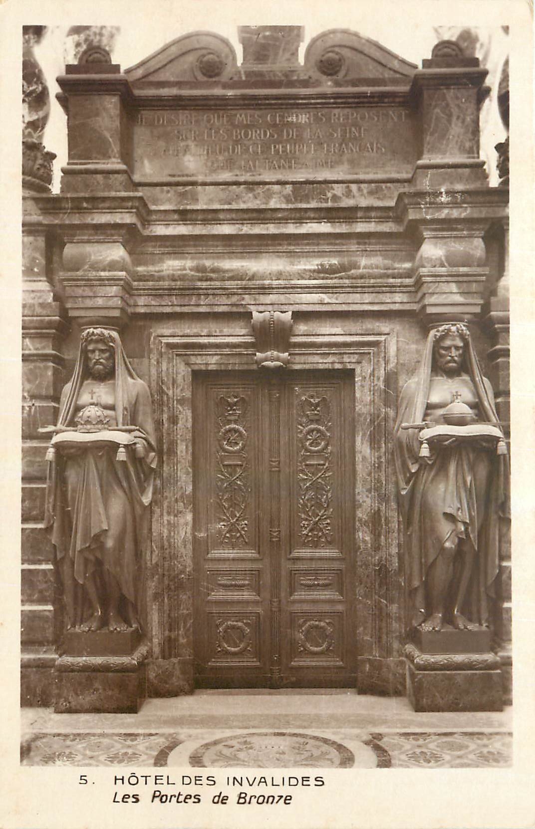 CPA Hotel des Invalides Les Portes de Bronze