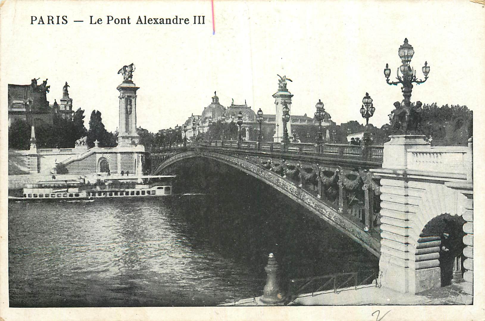 CPA Paris Le Pont Alexandre III 