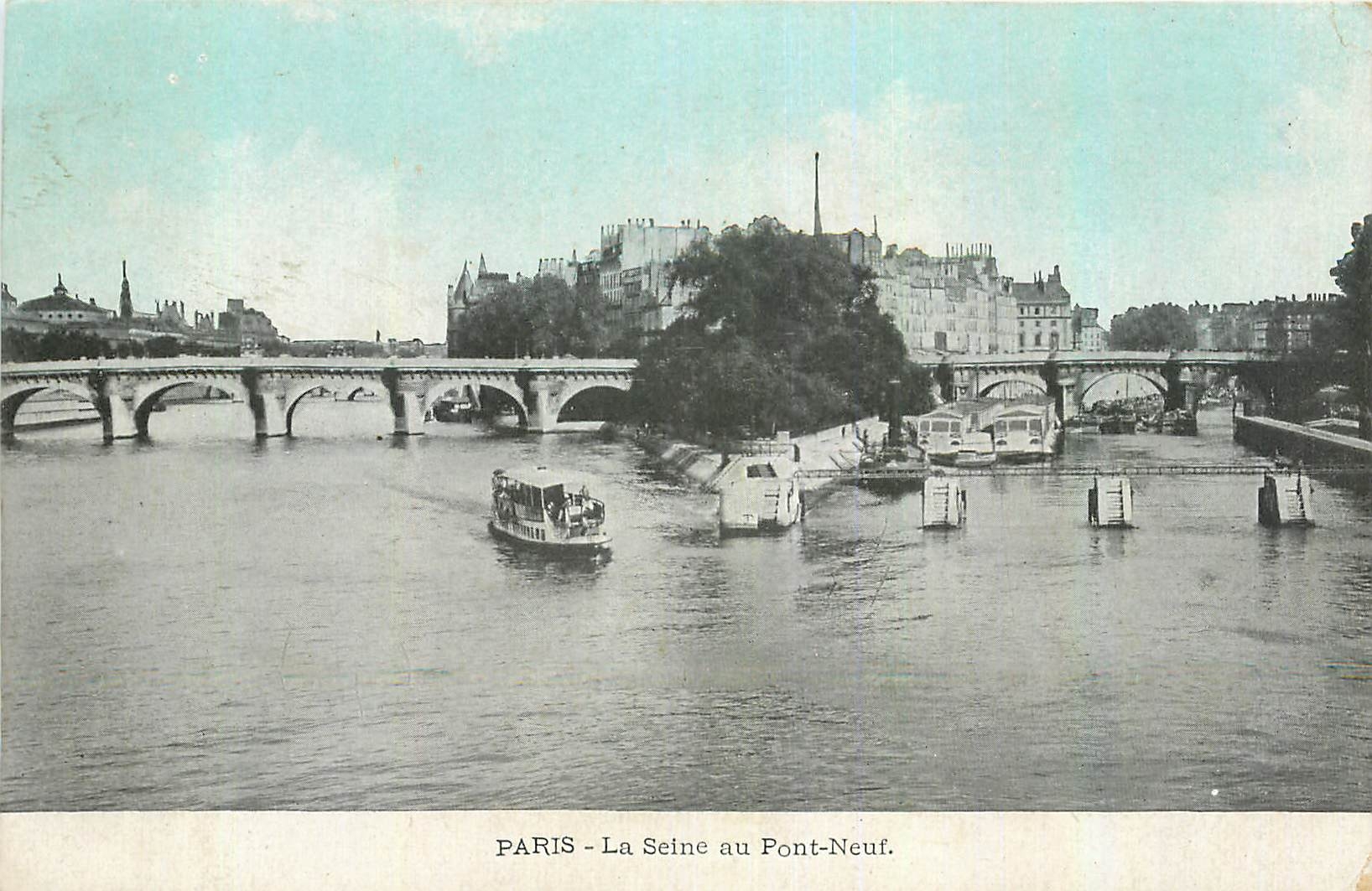 CPA Paris La Seine au Pont Neuf 