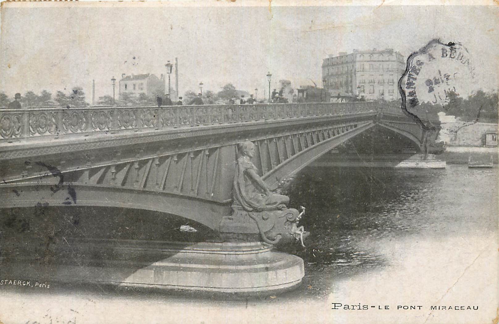 CPA Paris Le Pont Mirabeau 