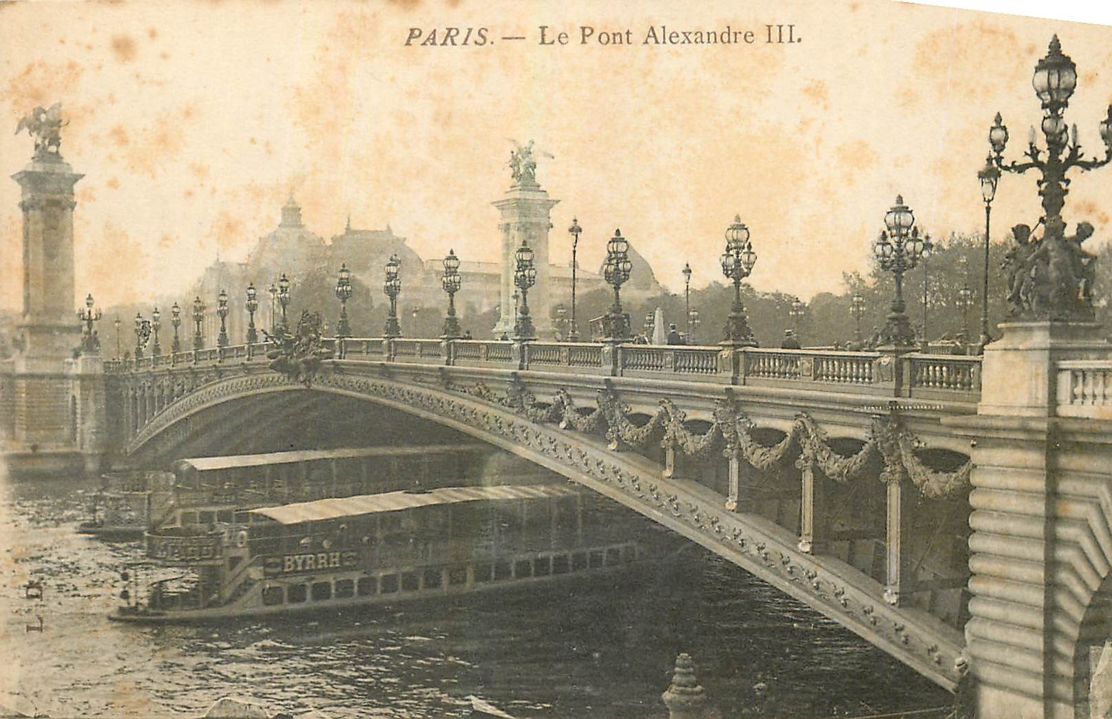 CPA Paris Le Pont Alexandre III 
