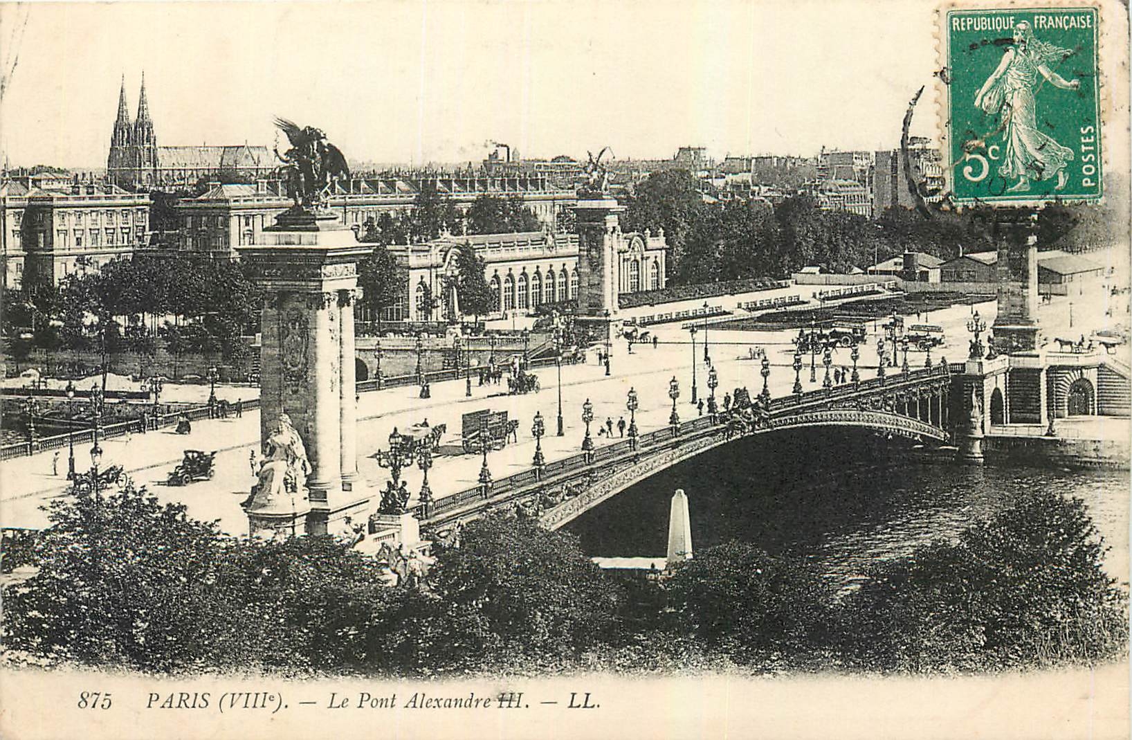 CPA Paris Le Pont Alexandre III 
